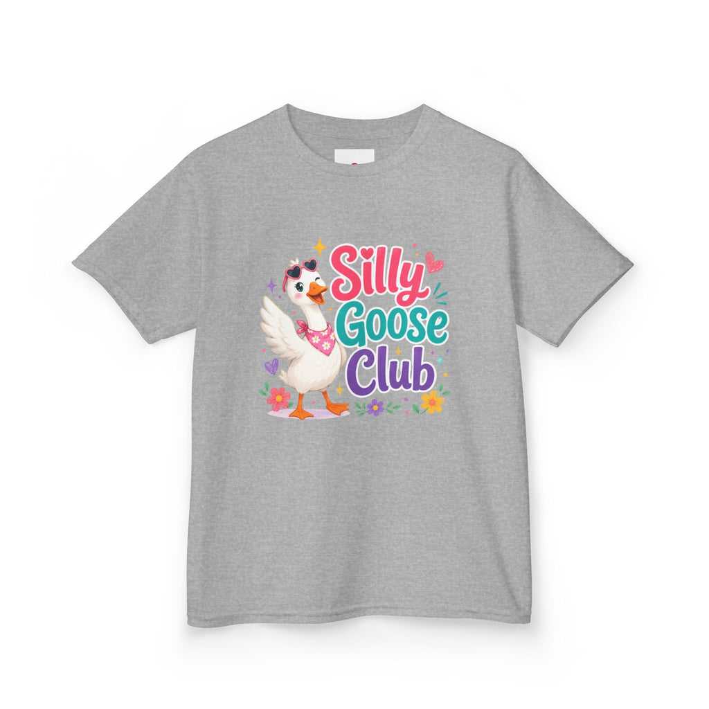 Kids T-Shirt — "Silly Goose Club" Cute Cartoon Goose Tee for Toddlers & Preschoolers