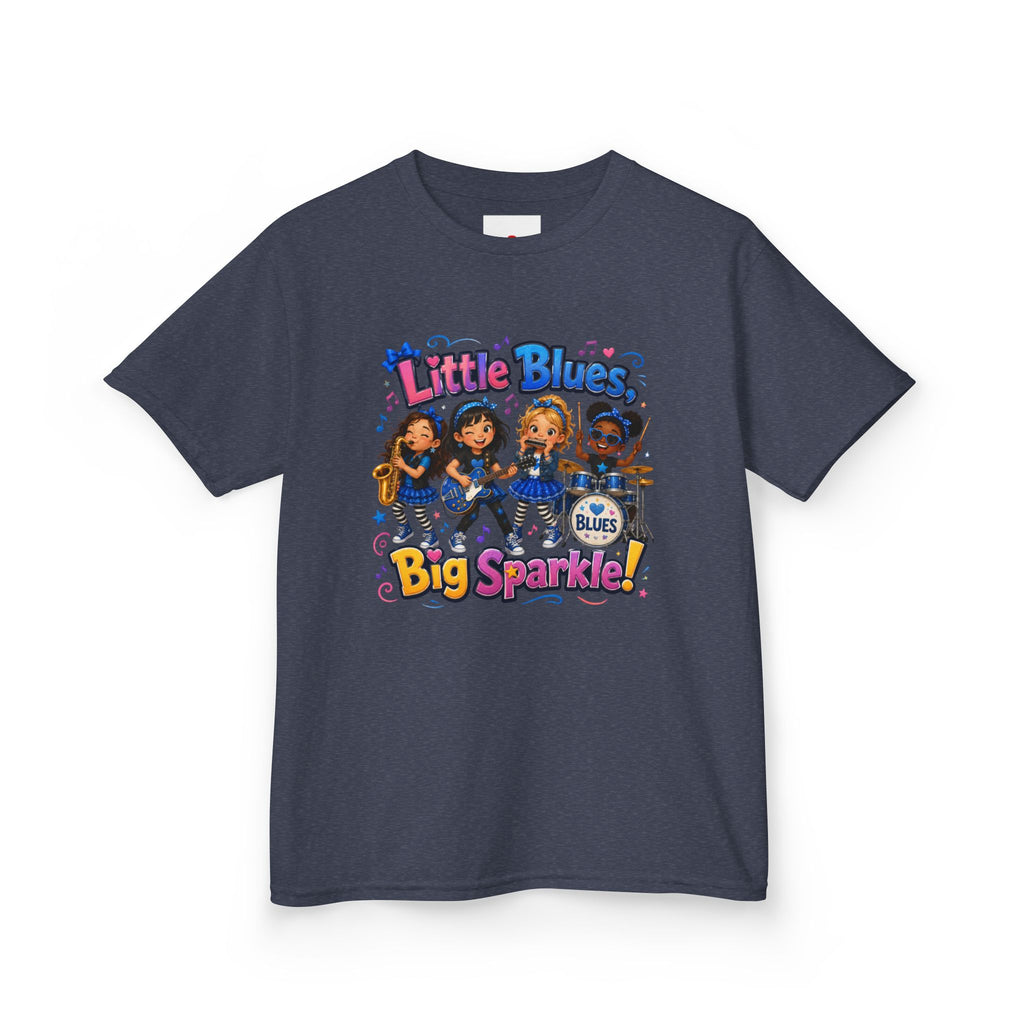 Kids Tee — "Little Blues Big Sparkle" Band Graphic