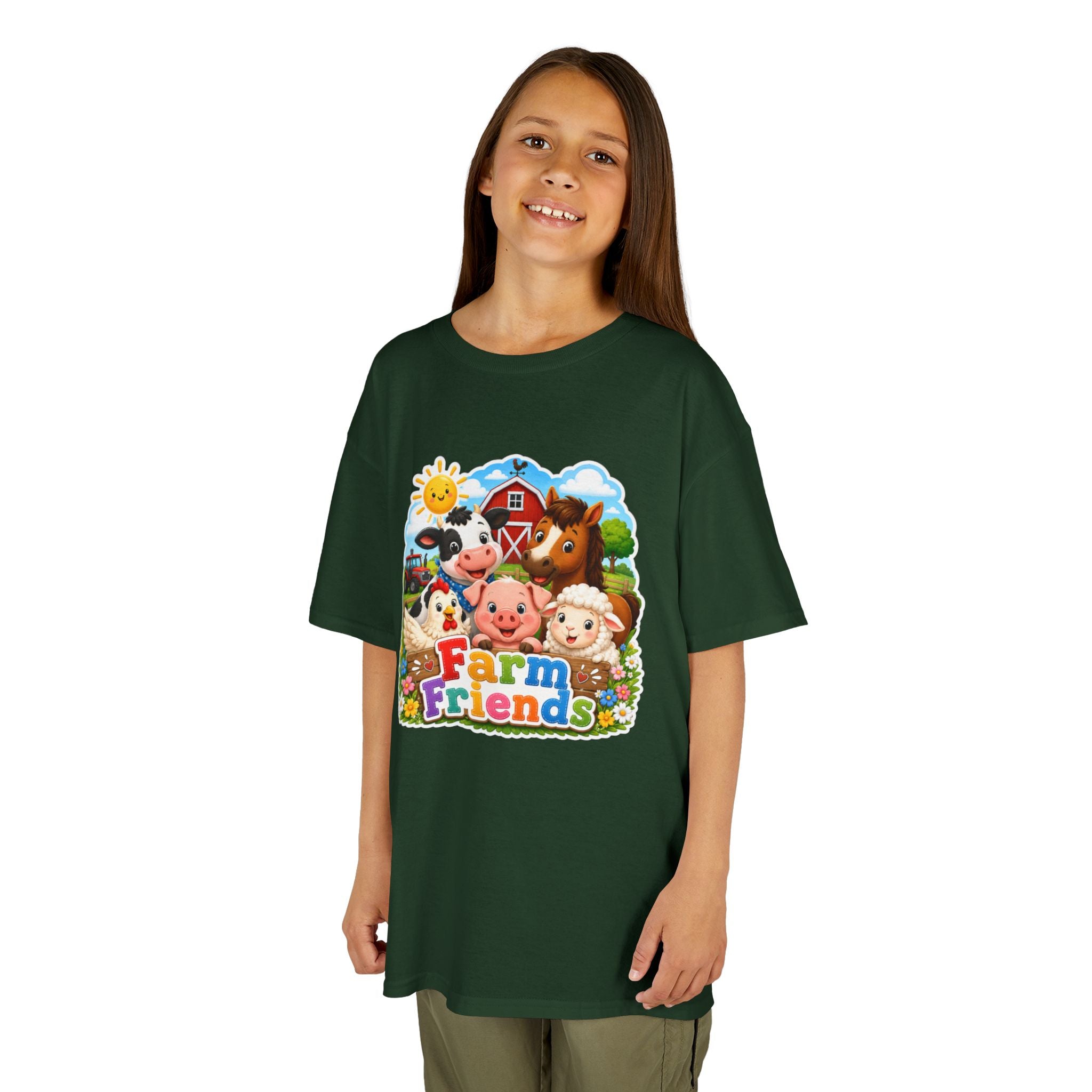Kids Farm Friends T‑Shirt — Cute Barnyard Animals Graphic Tee