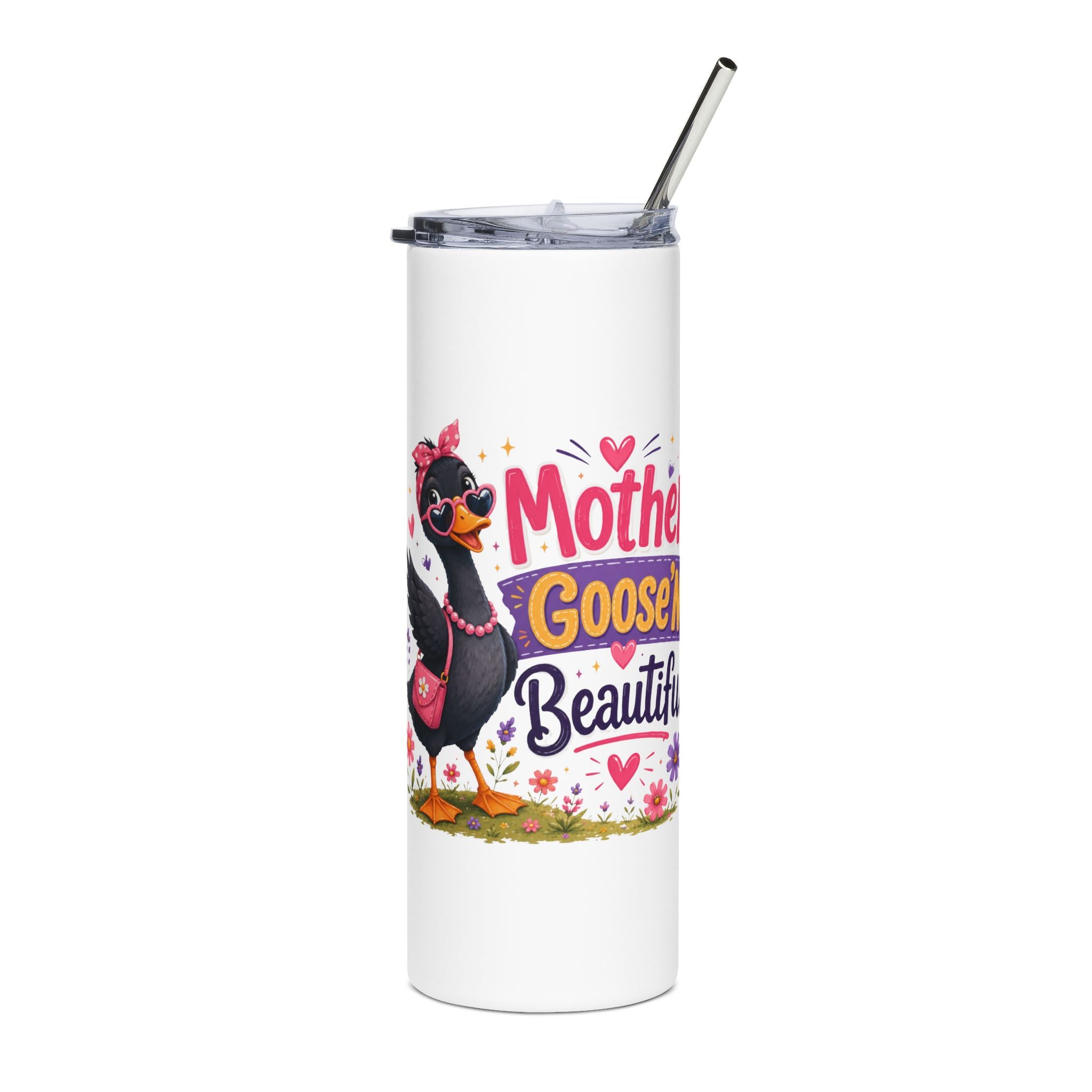 Mother Goose 20oz Stainless Steel Tumbler — Cute Nursery Rhyme Travel Cup