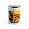 Egyptian Camel and Cat Tumbler | Pyramid Desert Sun 10oz