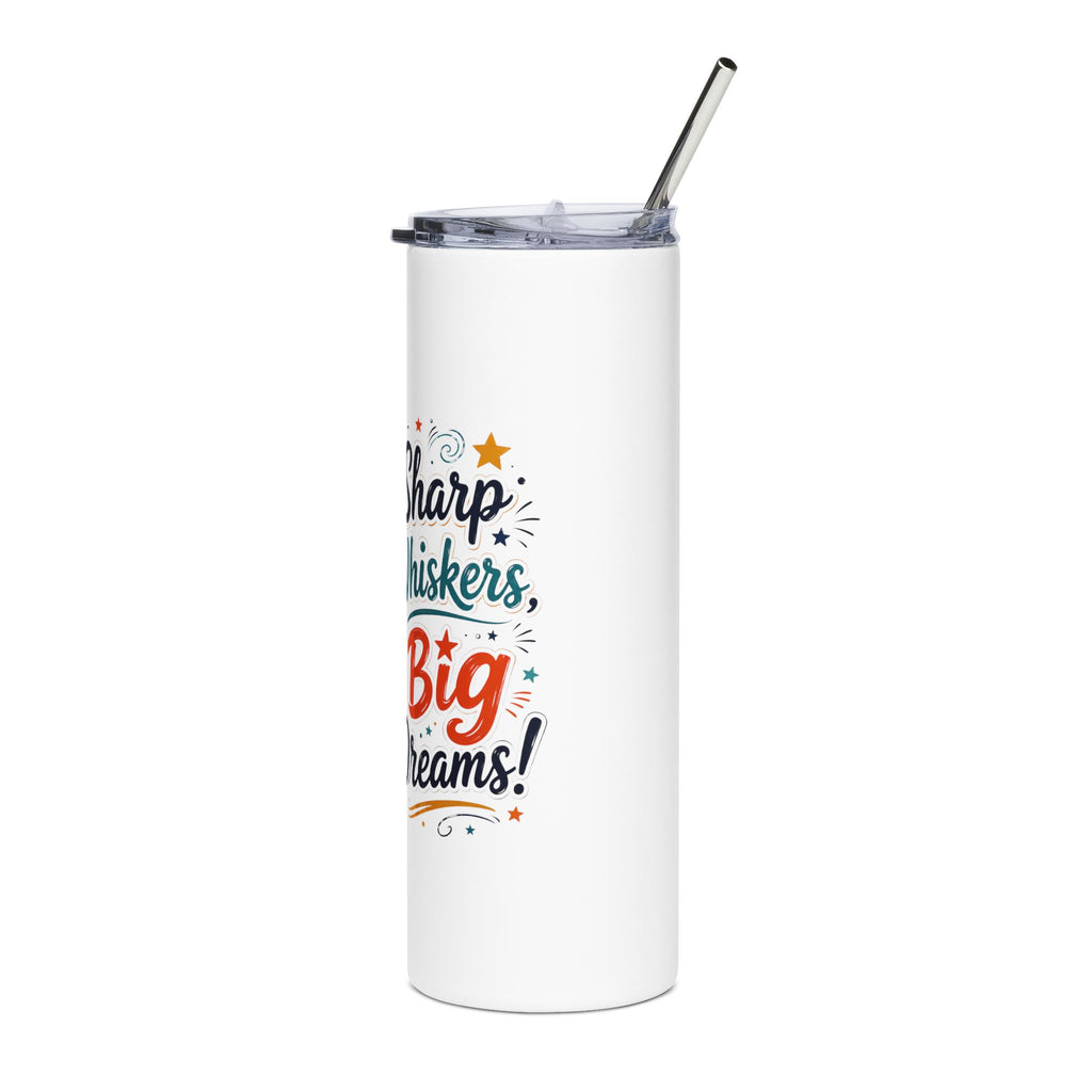 Mouse Dressed Up Tumbler — "Chase Whiskey, Big Dreams" 20oz Stainless Steel Travel Cup
