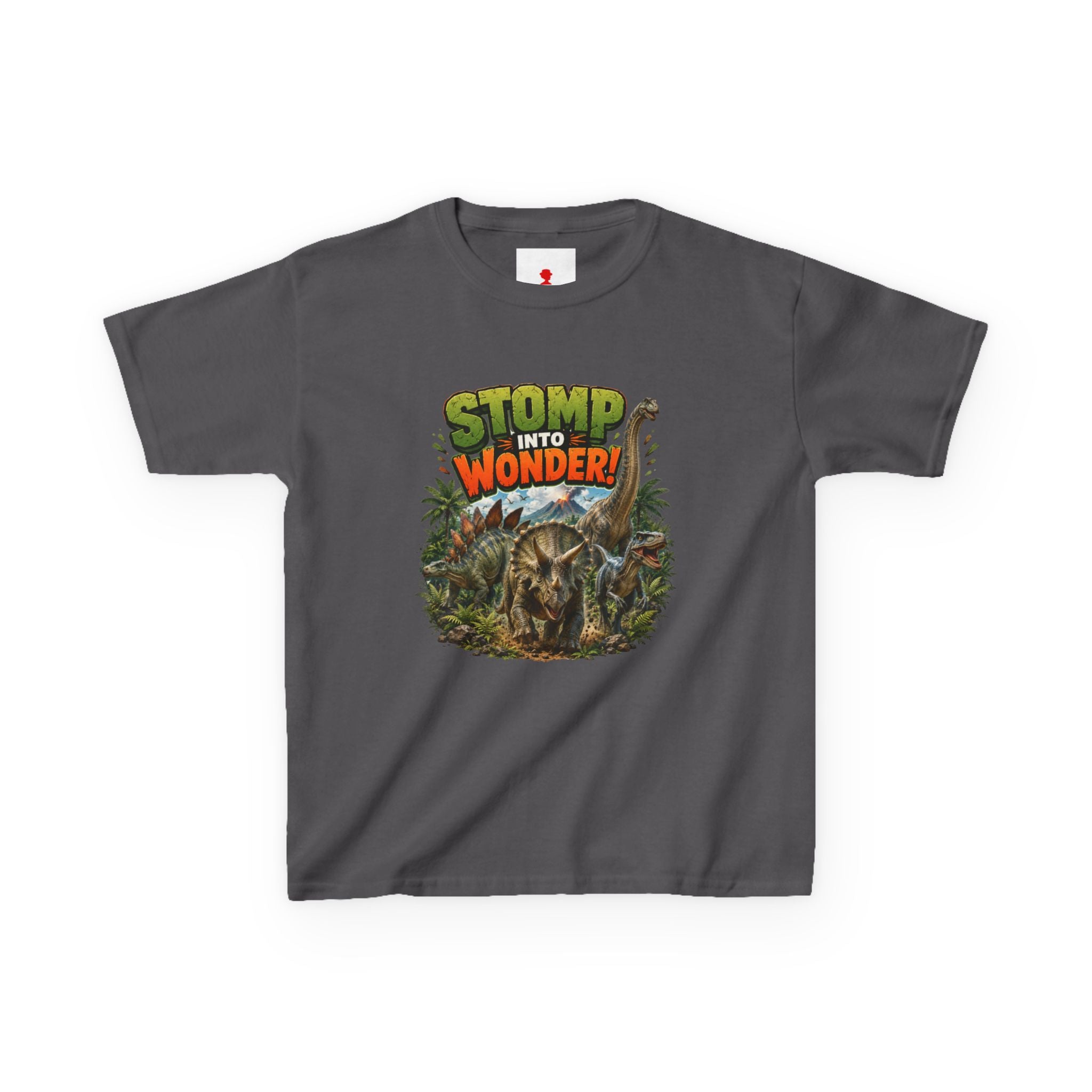 Kids T-Shirt - "Stomp Into Wonder" Dinosaur Graphic Tee