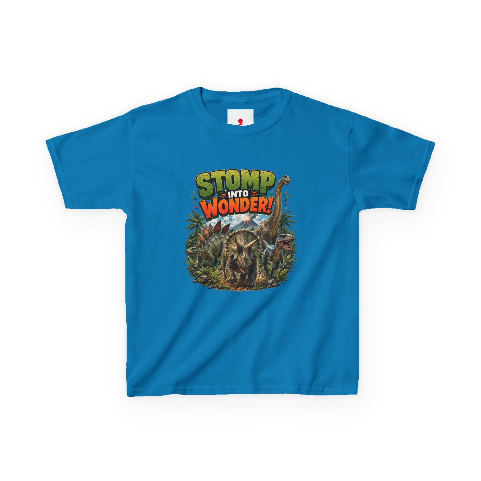 Kids T-Shirt - "Stomp Into Wonder" Dinosaur Graphic Tee