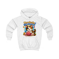 Kids Hoodie — "Purrfectly Mischievous" Cat Graphic Hoodie for Children