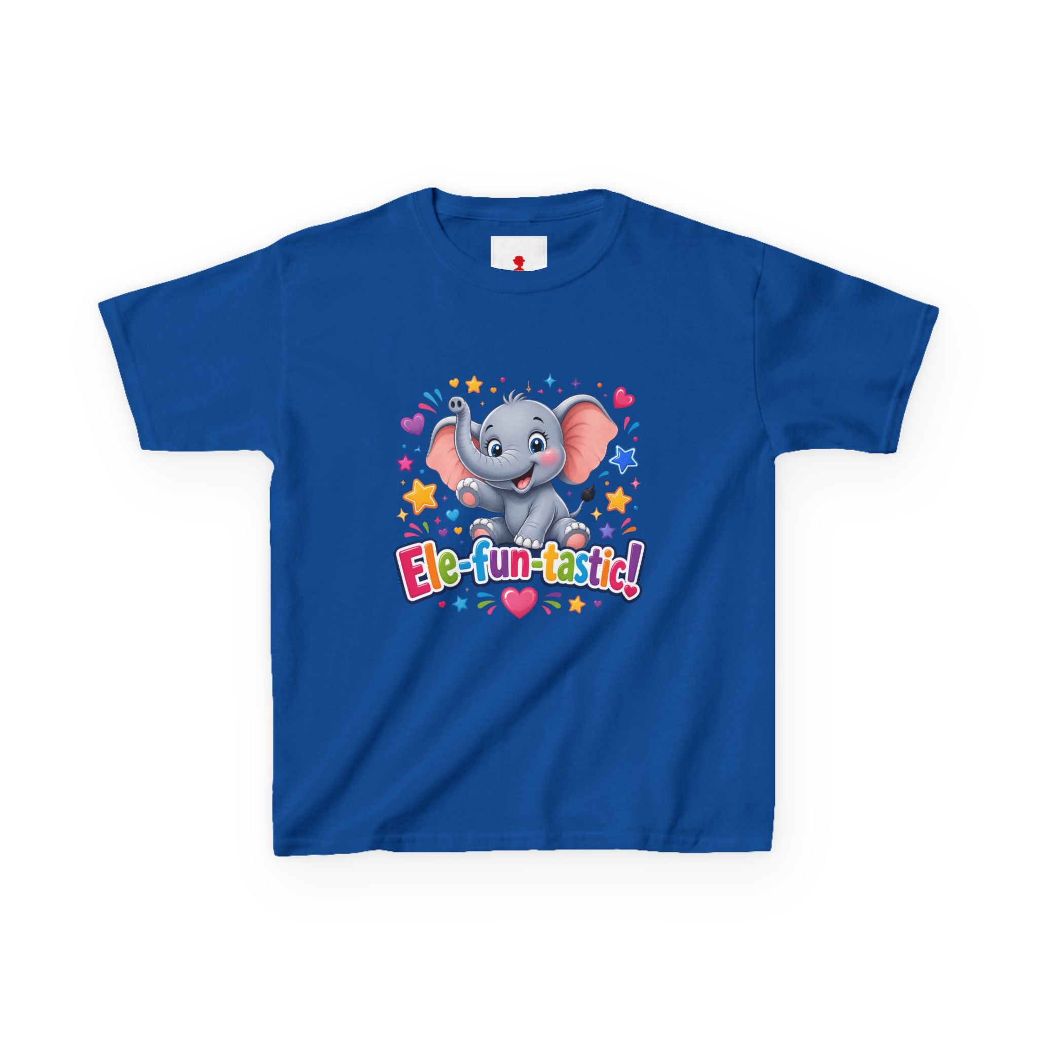 Kids T-Shirt — "Ele-fun-tastic!" Cute Elephant Graphic Tee for Toddlers, Birthday & Playtime