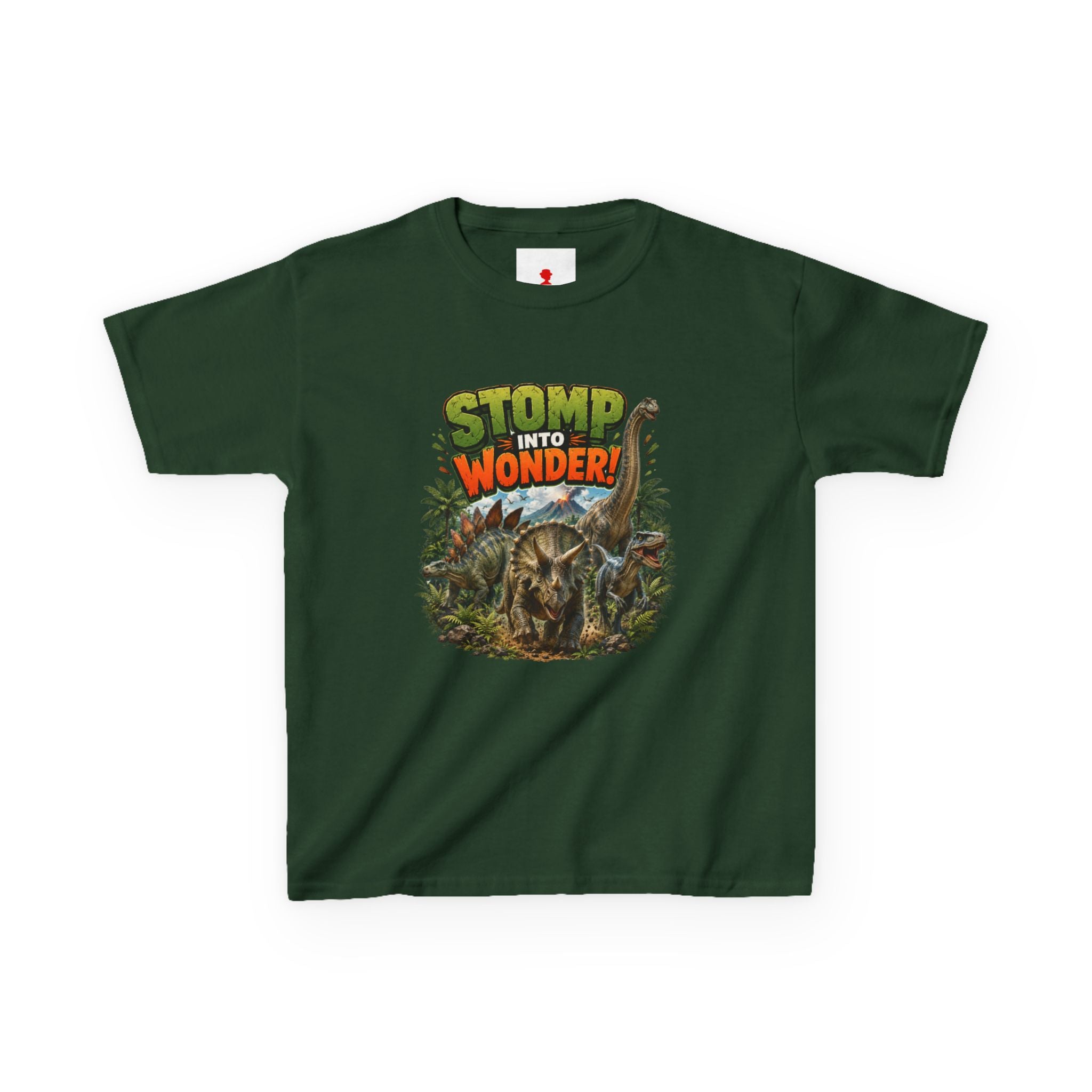 Kids T-Shirt - "Stomp Into Wonder" Dinosaur Graphic Tee