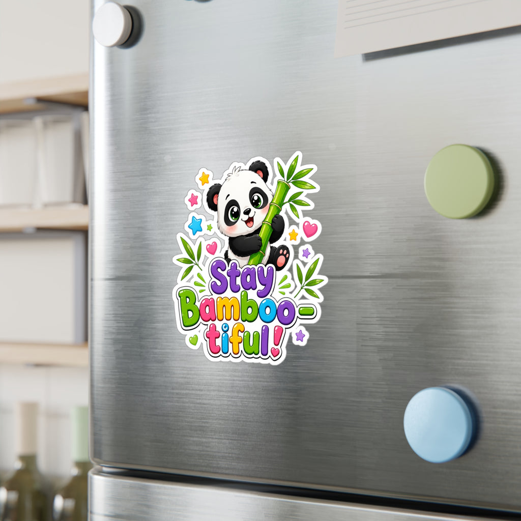 Stay Bamboo-tiful Panda Vinyl Sticker