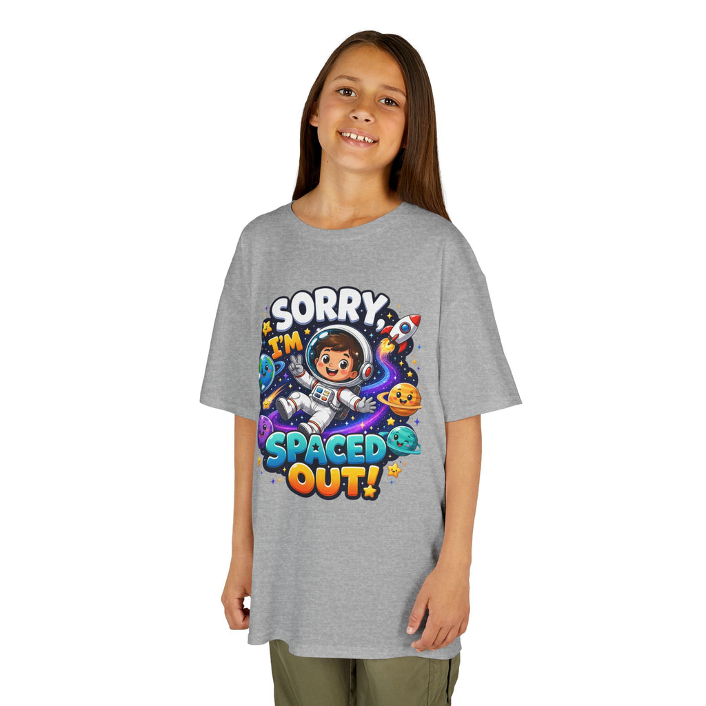 Spaced Out Kids T-Shirt — "Sorry I'm Spaced Out!" Cute Space Astronaut Tee