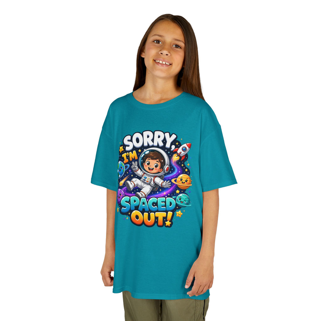 Spaced Out Kids T-Shirt — "Sorry I'm Spaced Out!" Cute Space Astronaut Tee