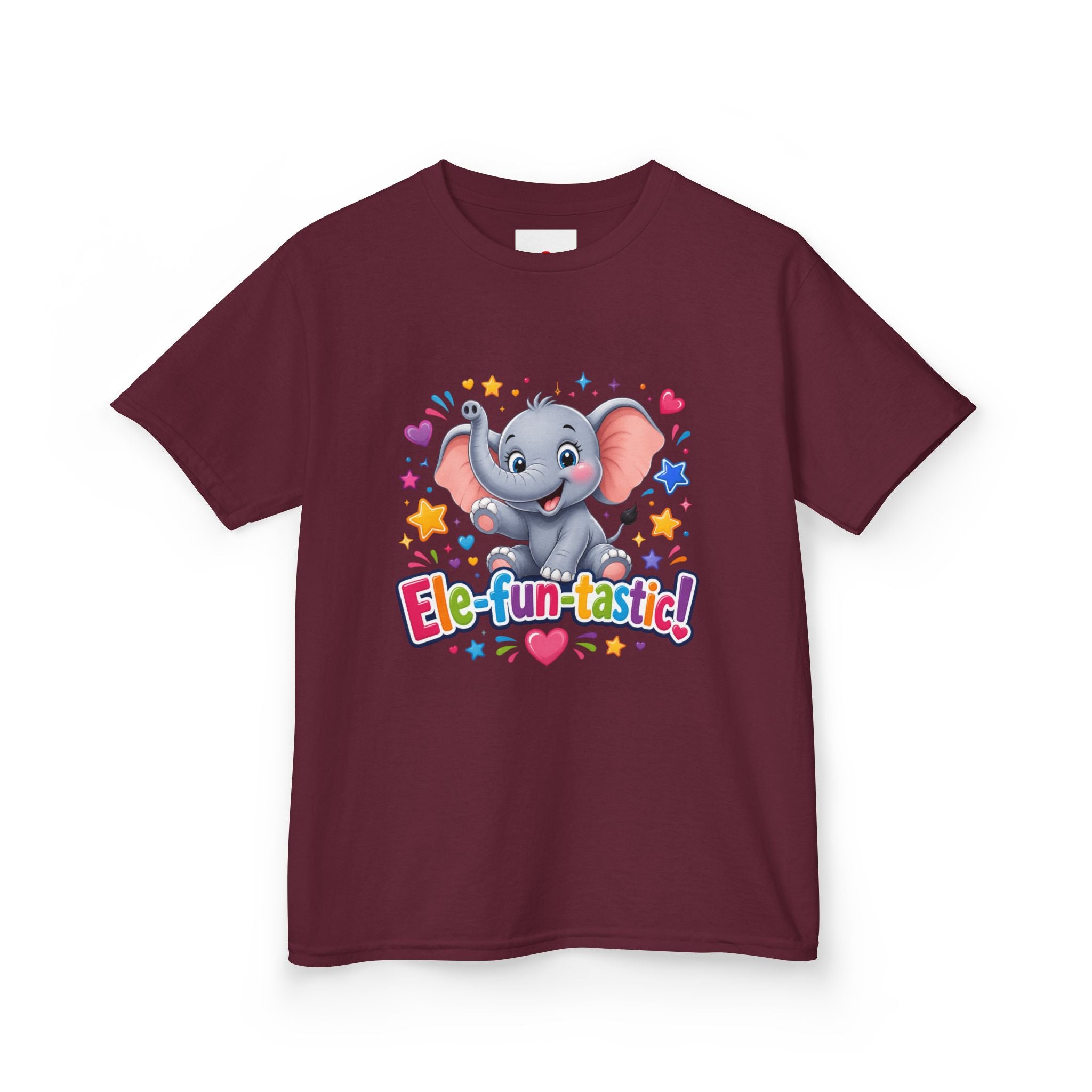 Kids T-Shirt — "Ele-fun-tastic!" Cute Elephant Graphic Tee for Toddlers, Birthday & Playtime