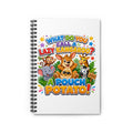 Lazy Kangaroo Pouch Potato Spiral Notebook | Ruled Journal