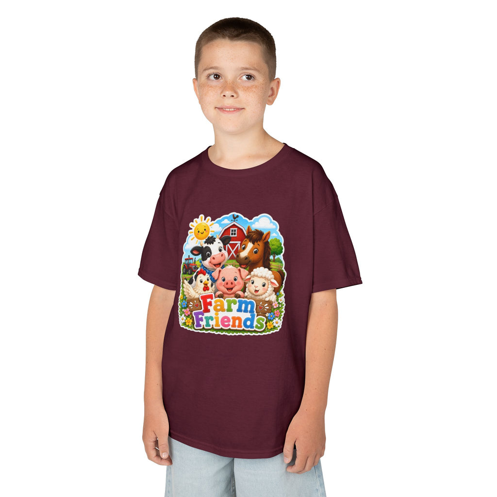 Kids Farm Friends T‑Shirt — Cute Barnyard Animals Graphic Tee