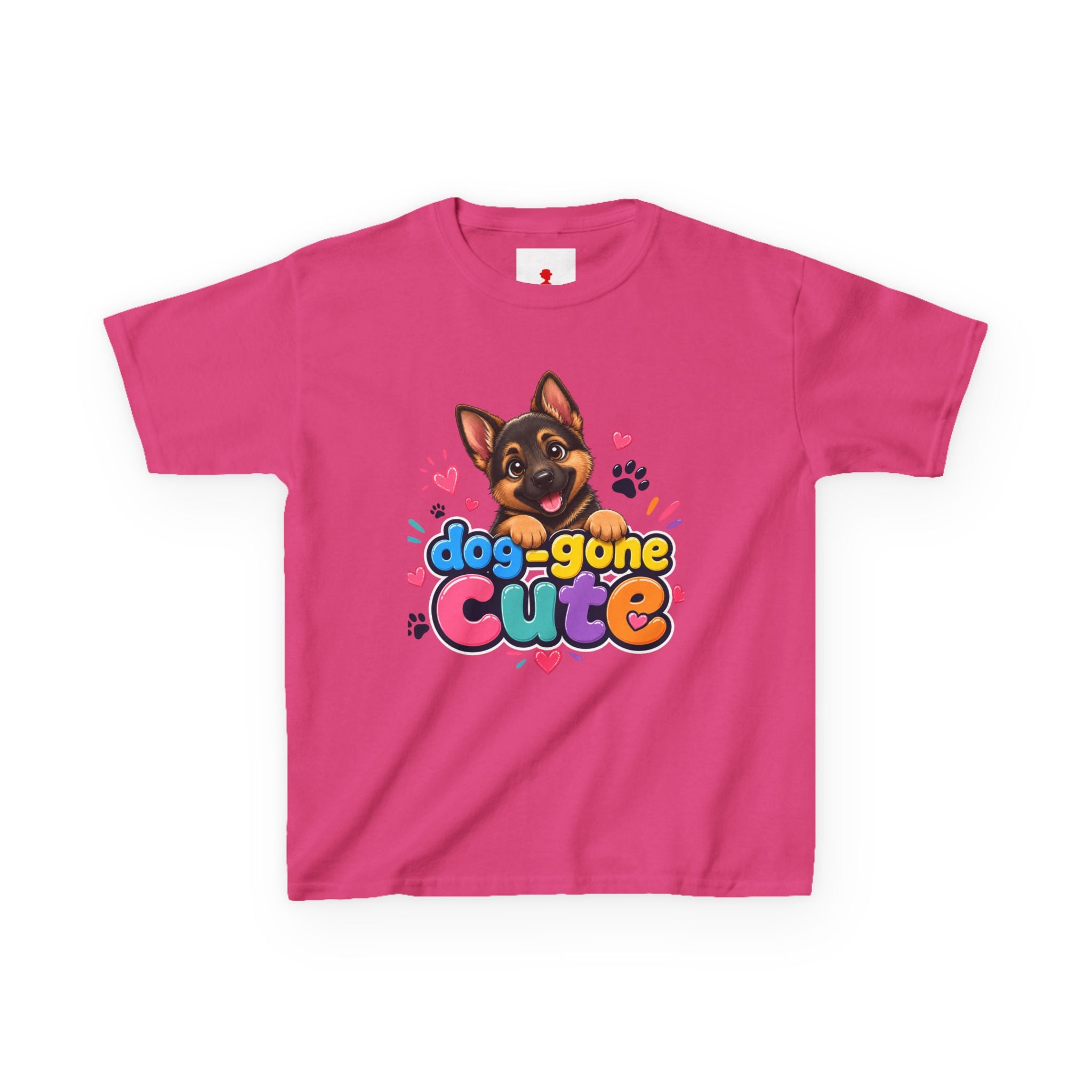 Kids T-Shirt — "Dog-Gone Cute" German Shepherd Puppy Tee