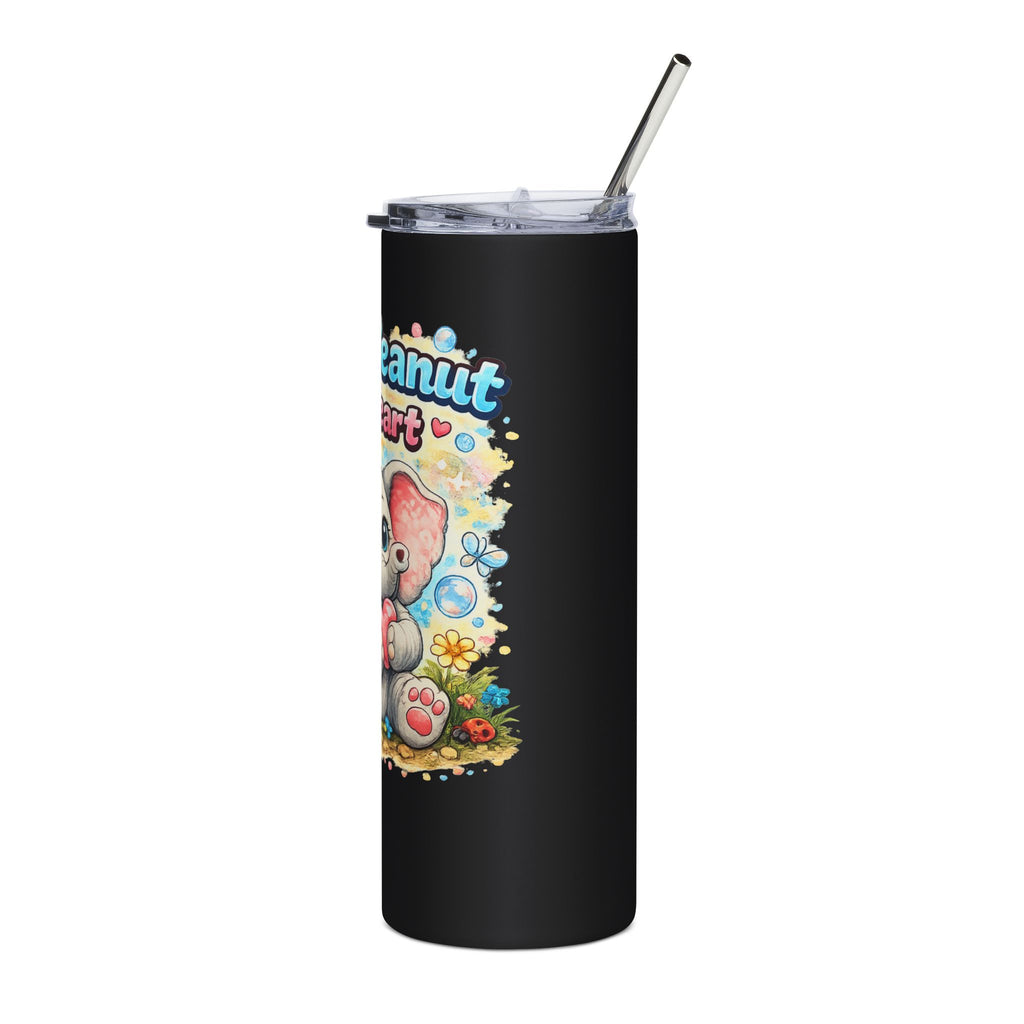 20oz Stainless Tumbler — "Little Peanut, Big Heart" Cute Baby Elephant Travel Cup