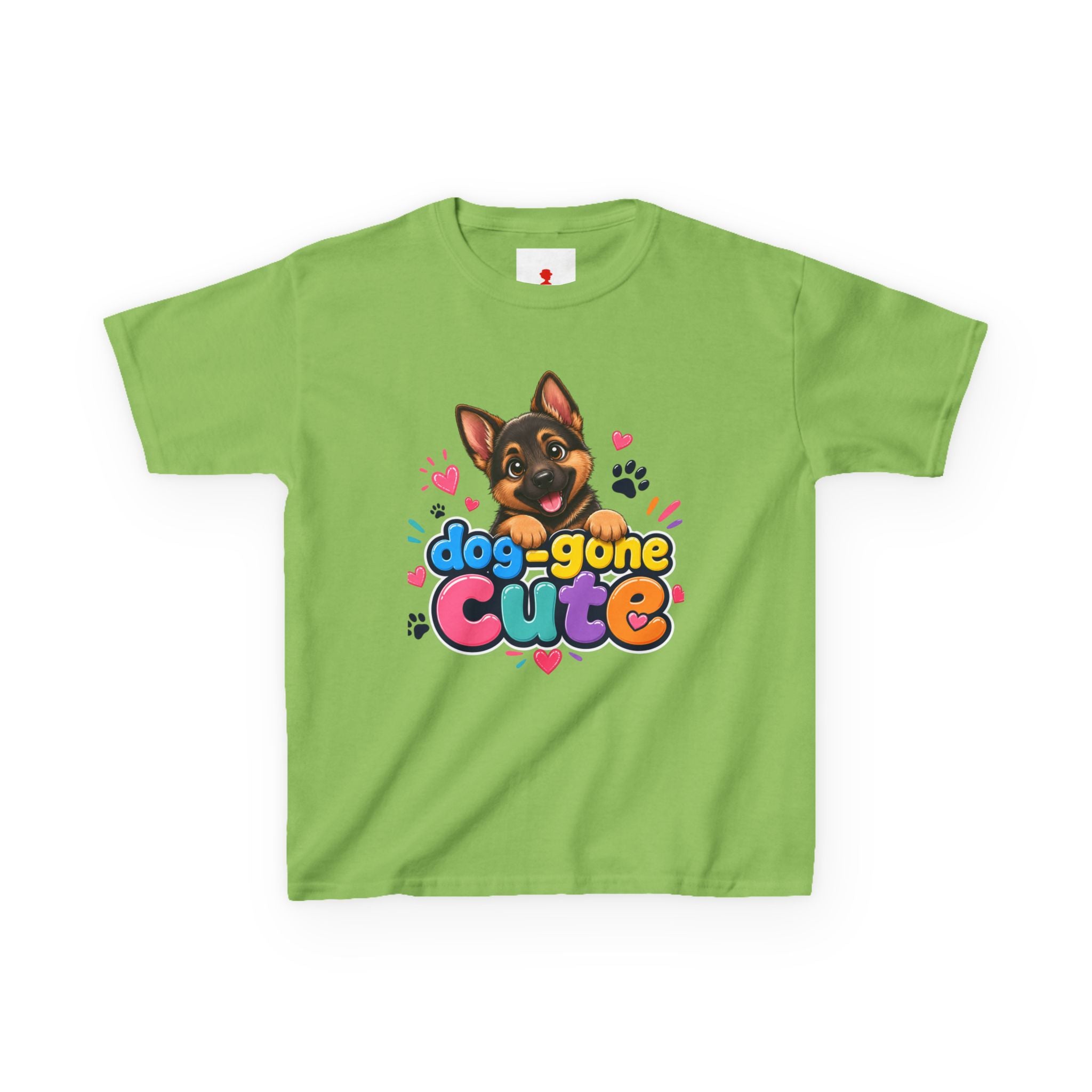 Kids T-Shirt — "Dog-Gone Cute" German Shepherd Puppy Tee