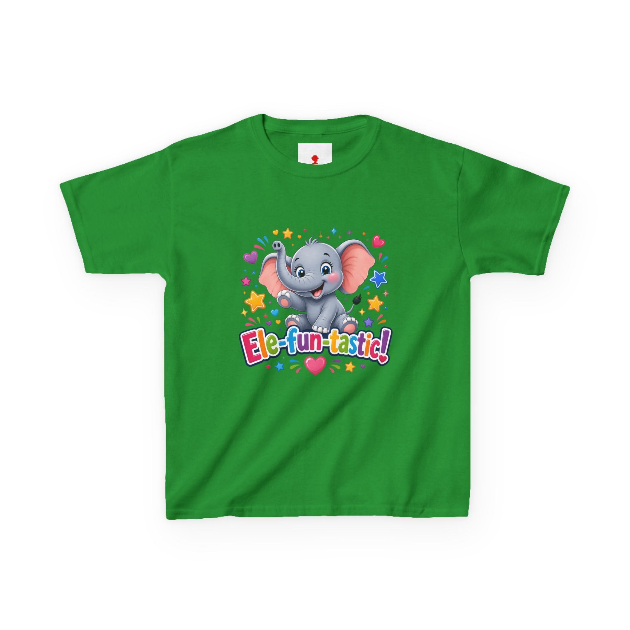 Kids T-Shirt — "Ele-fun-tastic!" Cute Elephant Graphic Tee for Toddlers, Birthday & Playtime