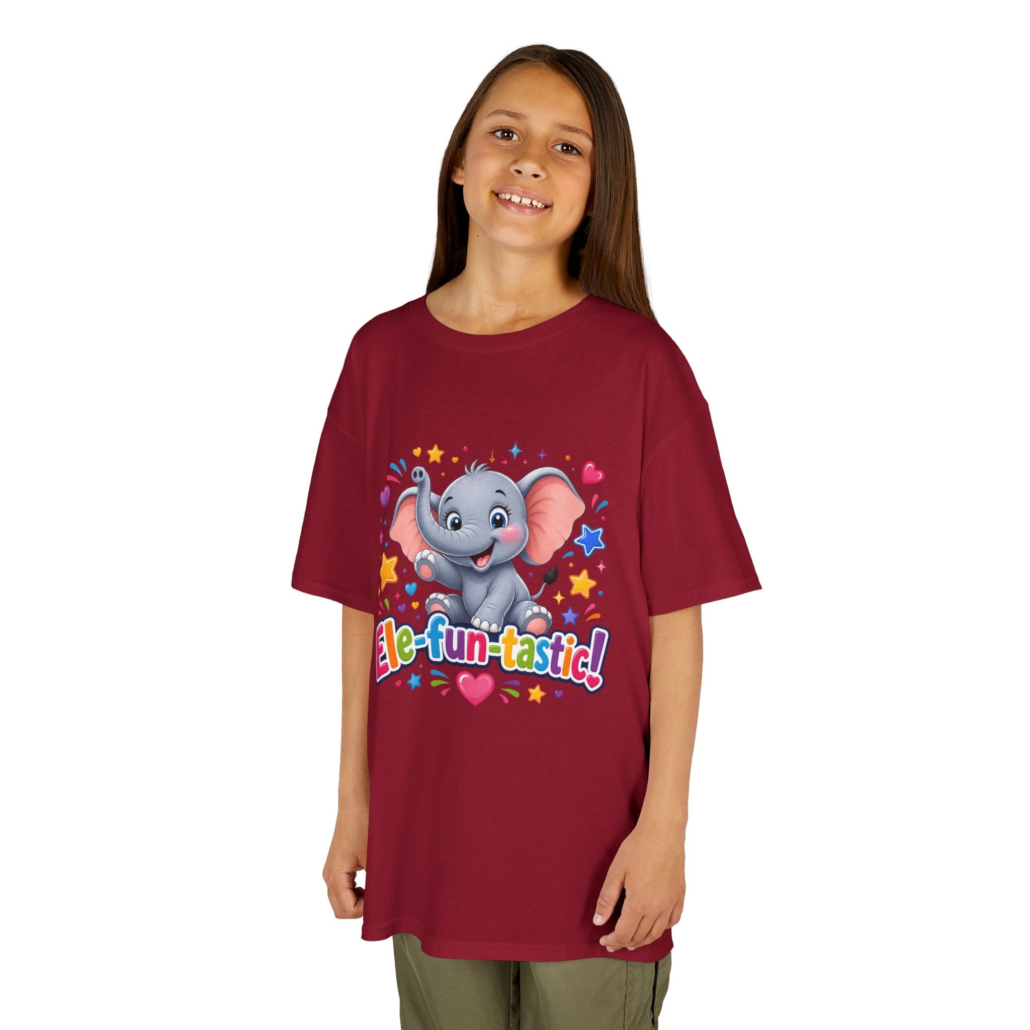 Kids T-Shirt — "Ele-fun-tastic!" Cute Elephant Graphic Tee for Toddlers, Birthday & Playtime