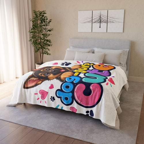 Dog-Gone Cute Blanket — Adorable Puppy Throw for Dog Lovers