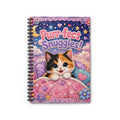 Purr-fect Snuggles! Cat Spiral Notebook — Cute Kawaii Kitten Journal for Notes & School