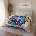 Spaced Out Astronaut Blanket — "Sorry I’m Spaced Out!" Plush Throw for Kids