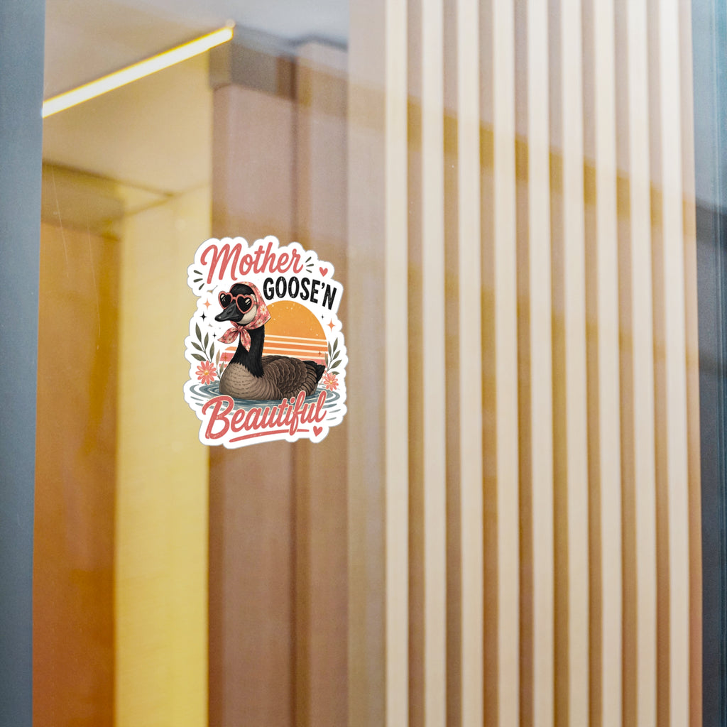 Mother Goose'n Beautiful Vinyl Sticker
