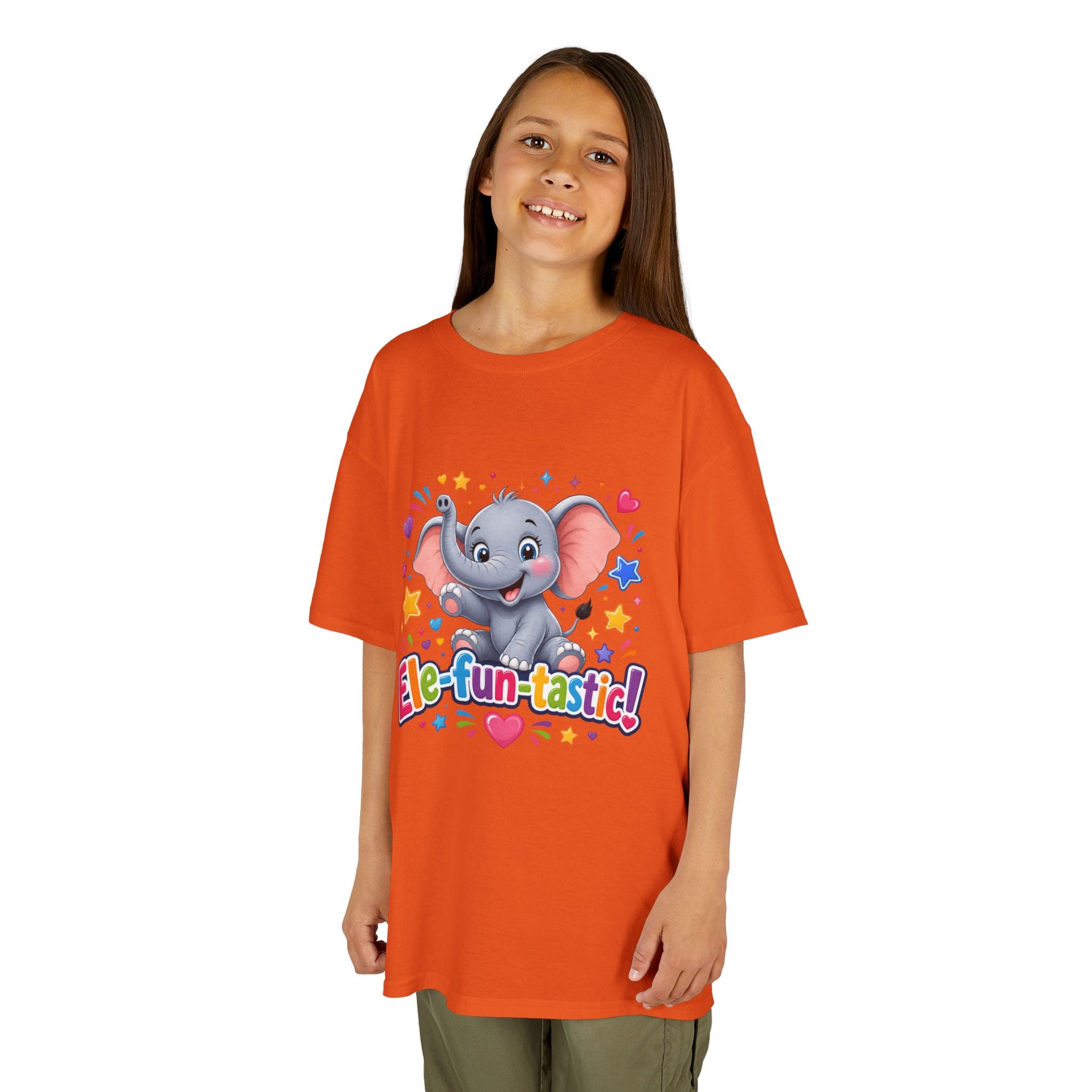 Kids T-Shirt — "Ele-fun-tastic!" Cute Elephant Graphic Tee for Toddlers, Birthday & Playtime