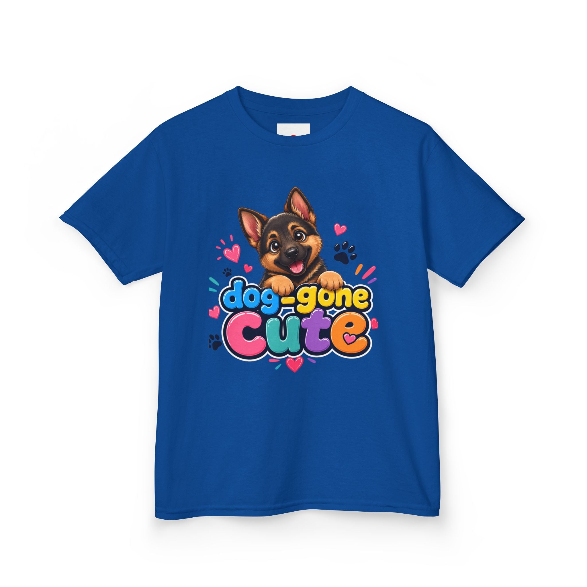 Kids T-Shirt — "Dog-Gone Cute" German Shepherd Puppy Tee