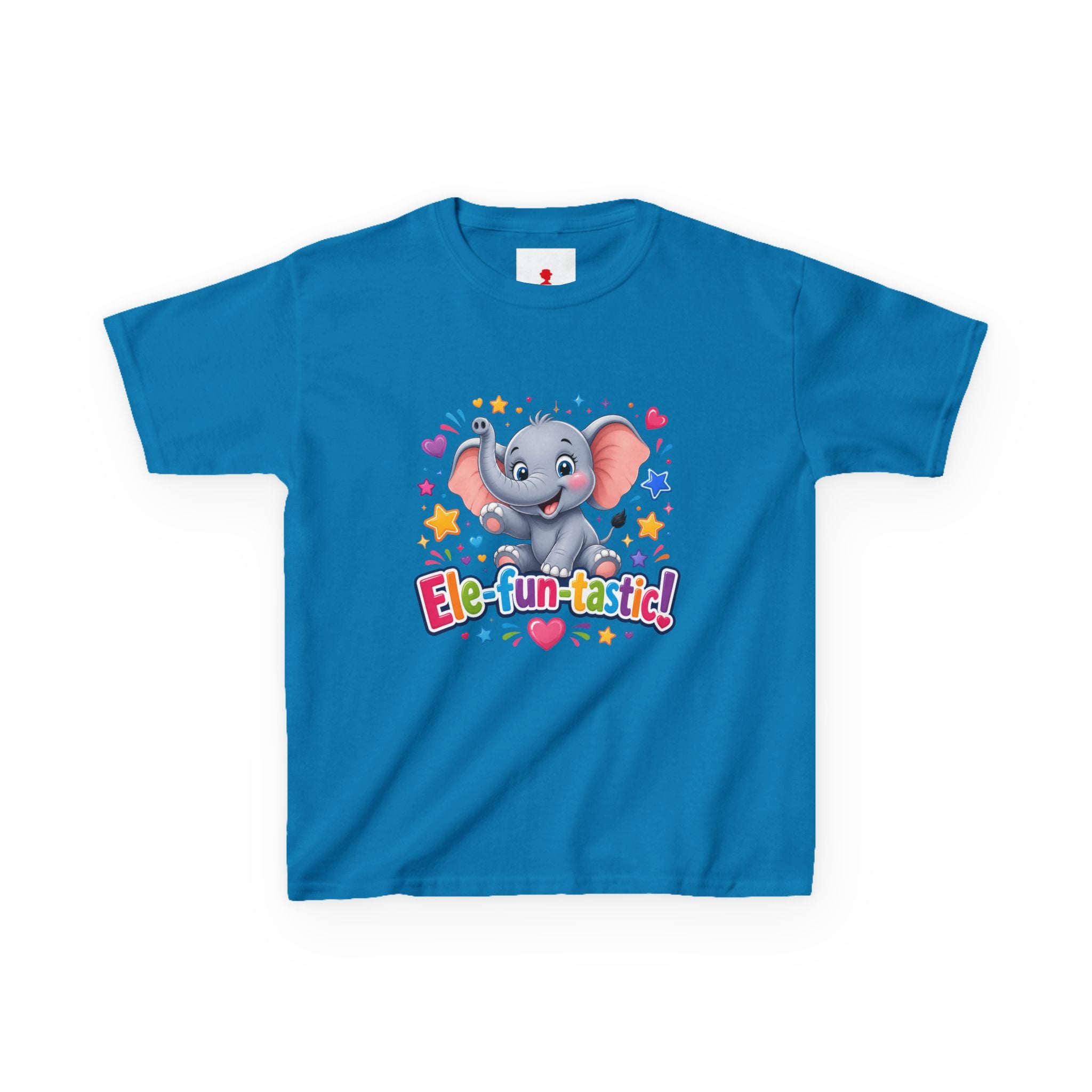 Kids T-Shirt — "Ele-fun-tastic!" Cute Elephant Graphic Tee for Toddlers, Birthday & Playtime