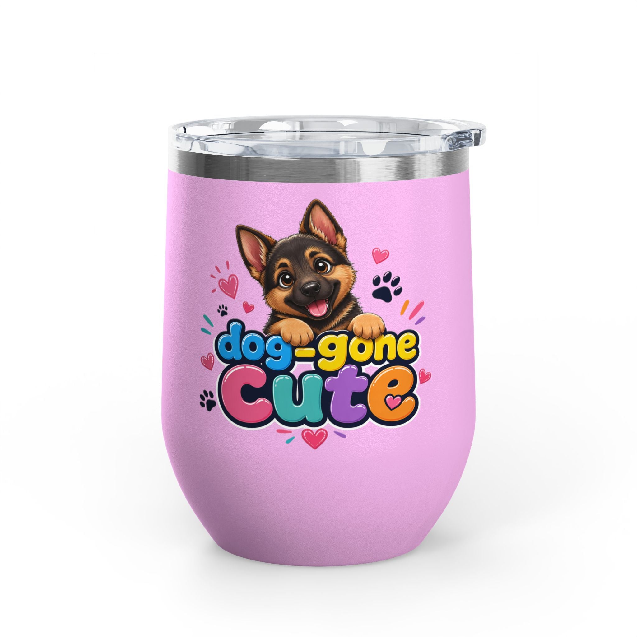 Dog-Gone Cute German Shepherd Tumbler (12oz)