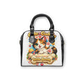 Cute & Cuddly Little Buddy Shoulder Handbag — Adorable Kitten Print Purse