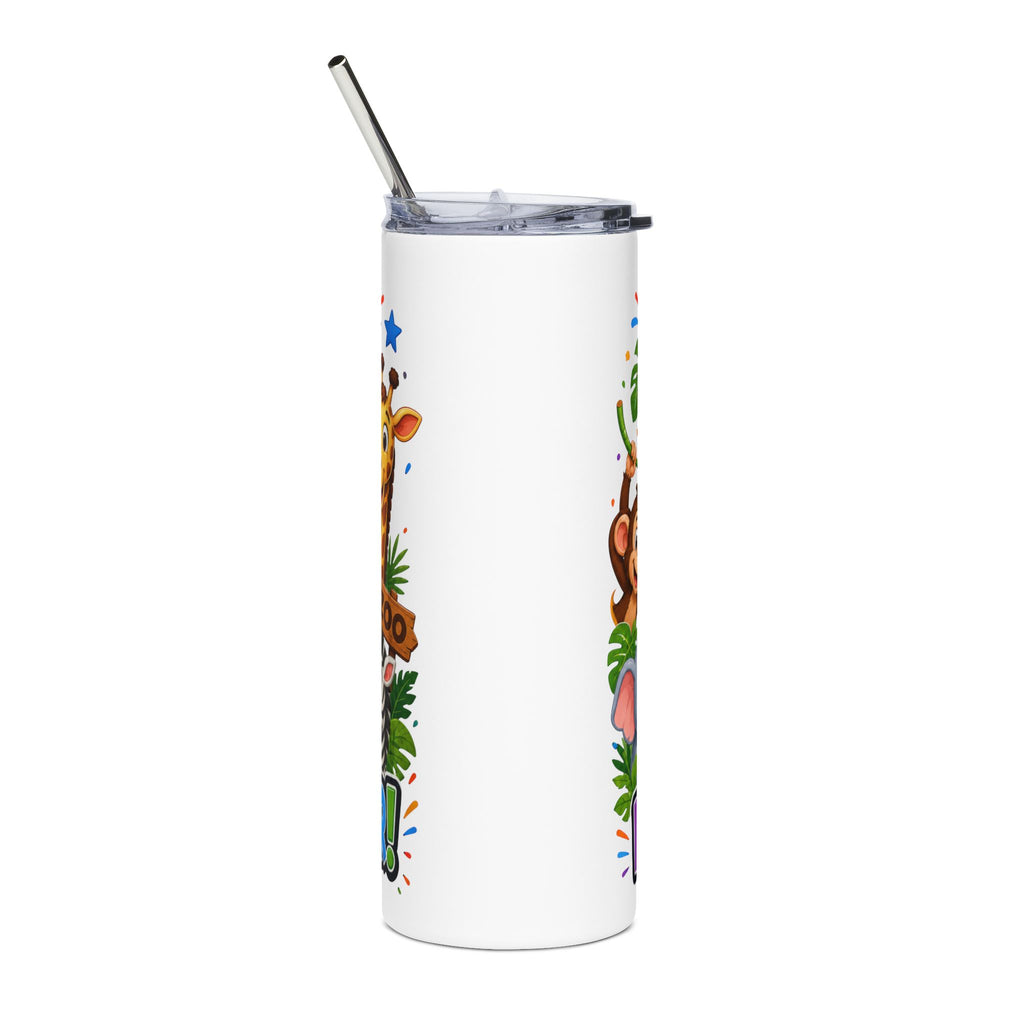 Alligator Investigator Tumbler | 20oz Stainless Steel Safari Animal Design