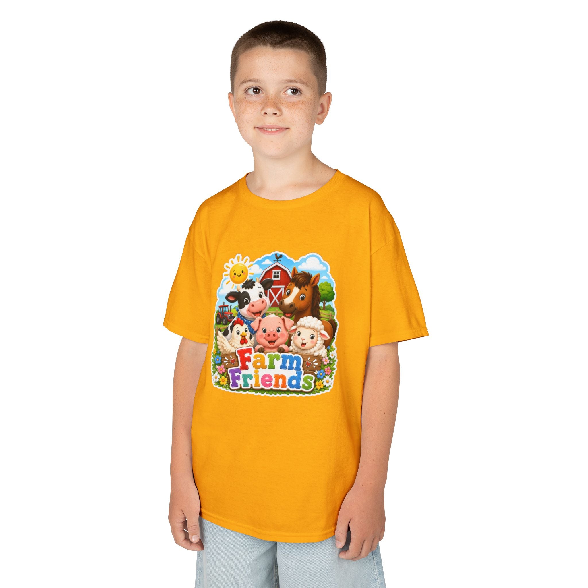 Kids Farm Friends T‑Shirt — Cute Barnyard Animals Graphic Tee