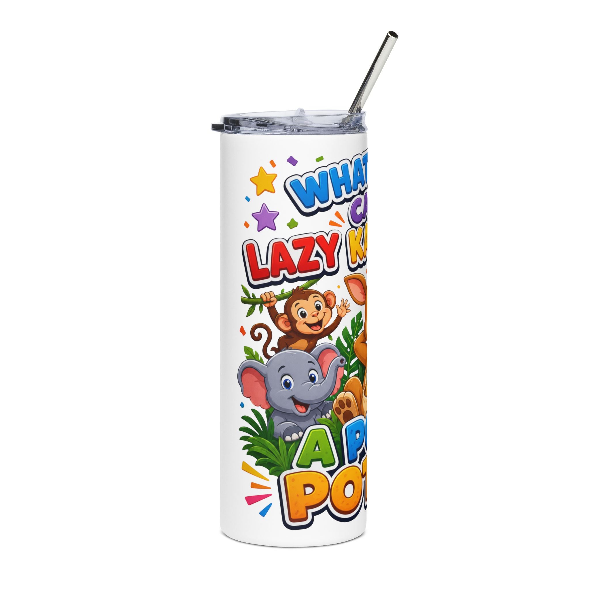Lazy Kangaroo Pouch Potato Tumbler | 20oz Stainless Steel