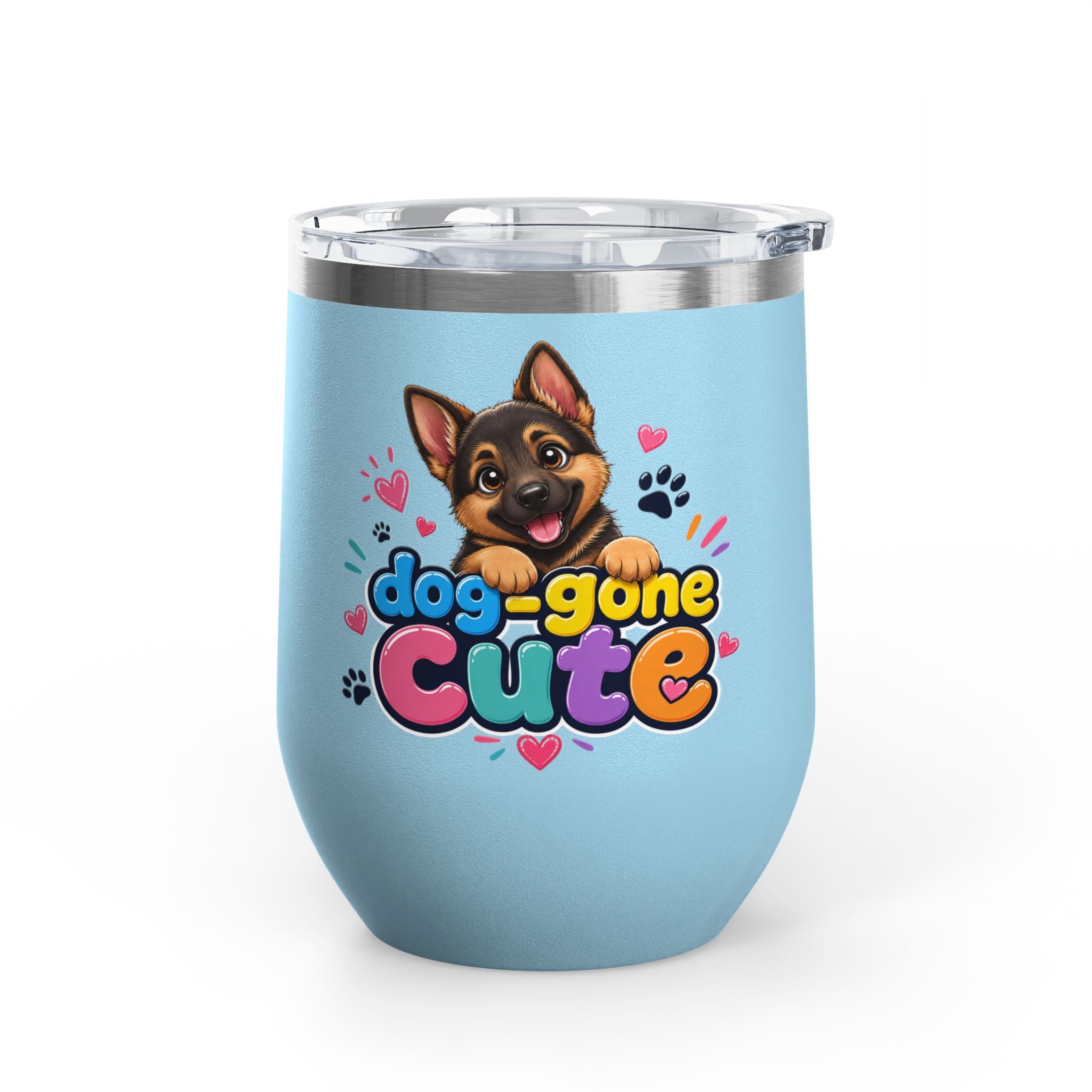 Dog-Gone Cute German Shepherd Tumbler (12oz)
