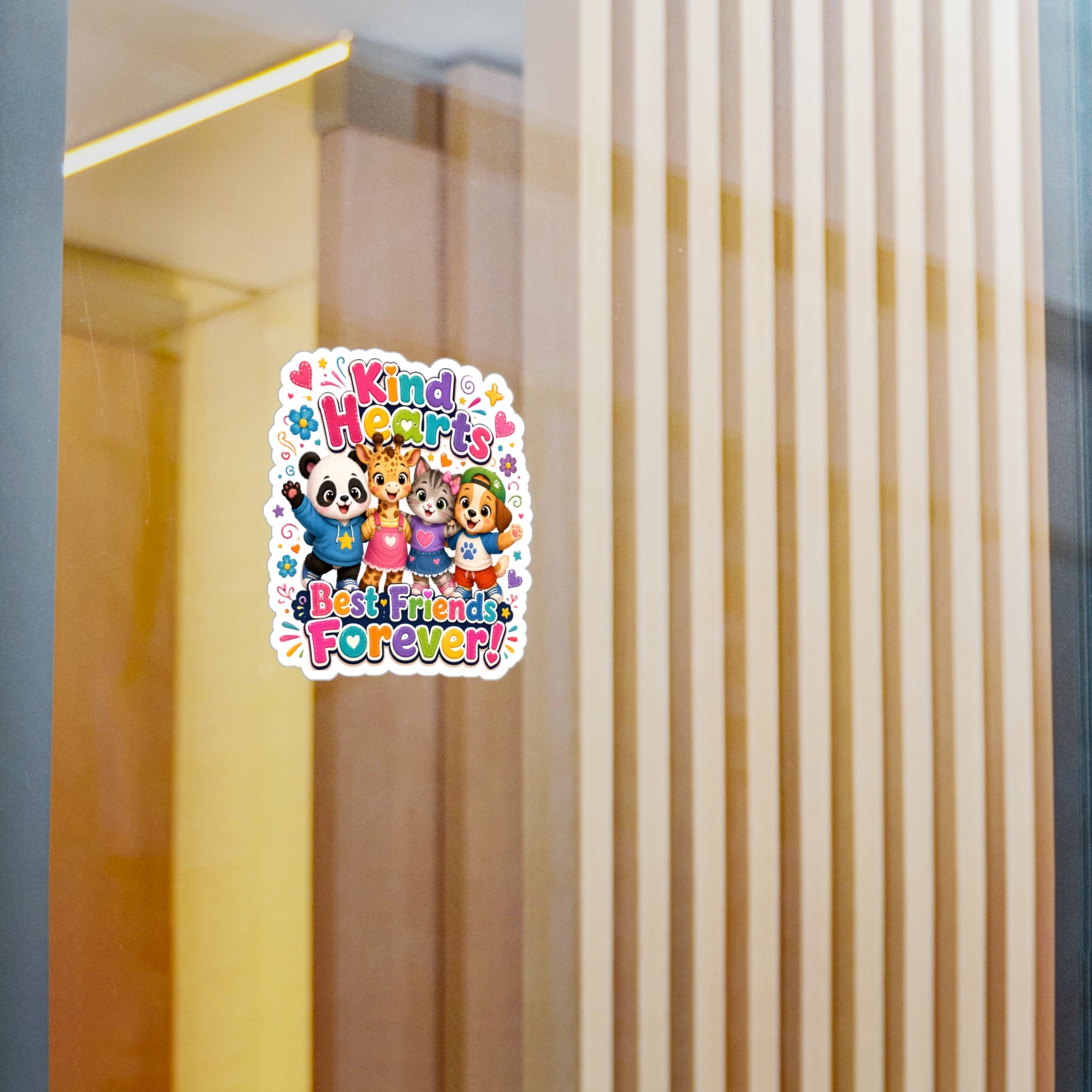 Kind Hearts Best Friends Forever Sticker