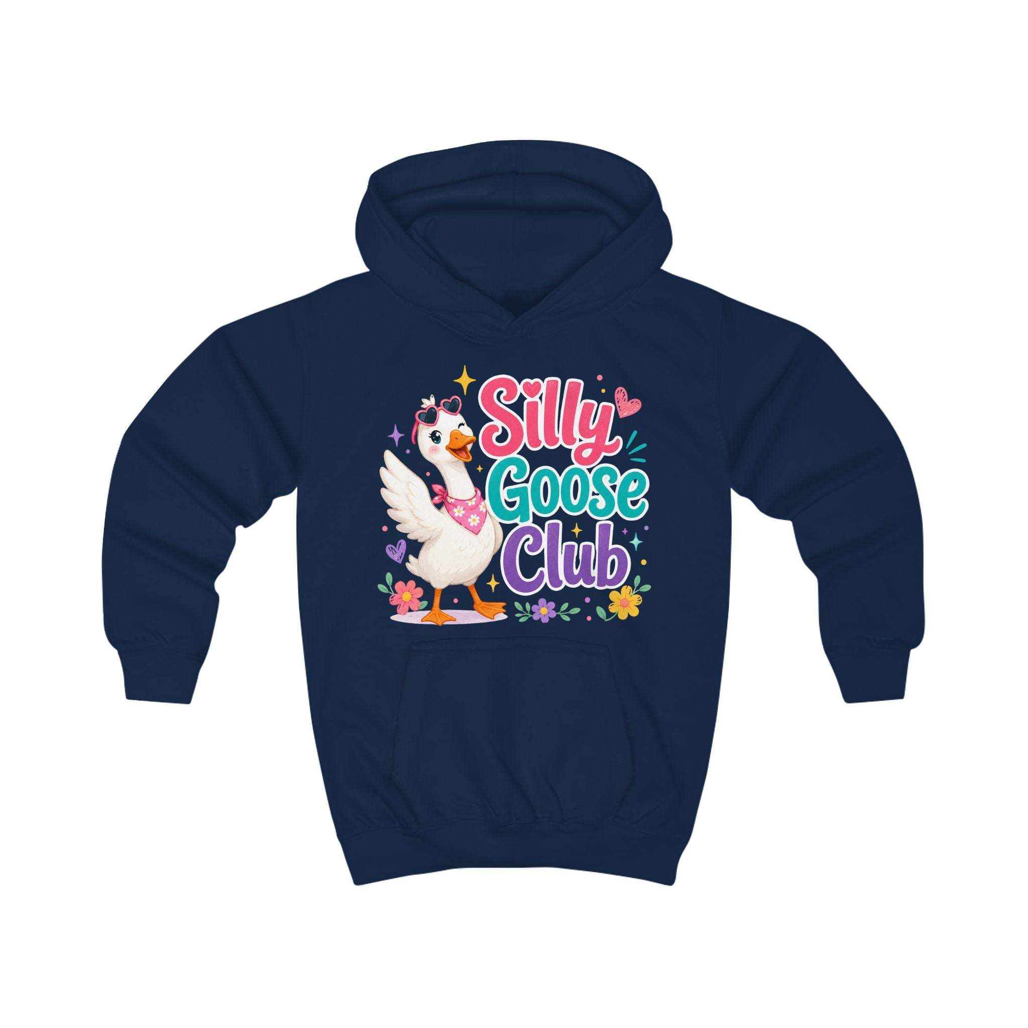 Kids Hoodie — Silly Goose Club Cute Goose Pullover for Toddlers & Kids