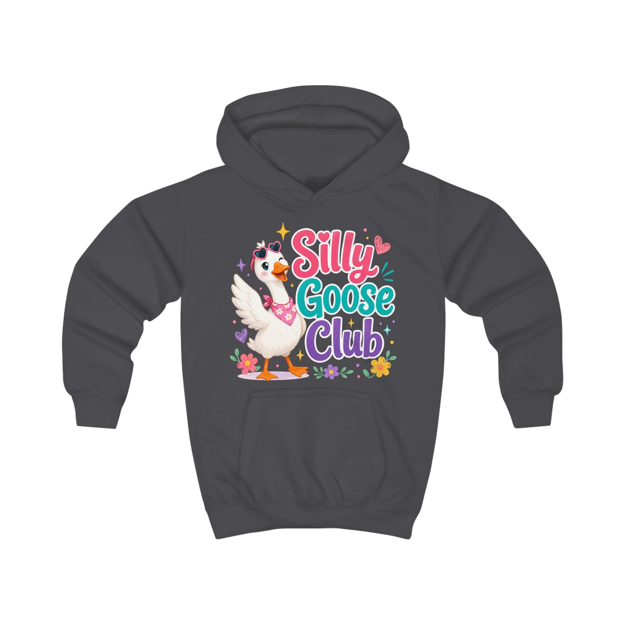 Kids Hoodie — Silly Goose Club Cute Goose Pullover for Toddlers & Kids