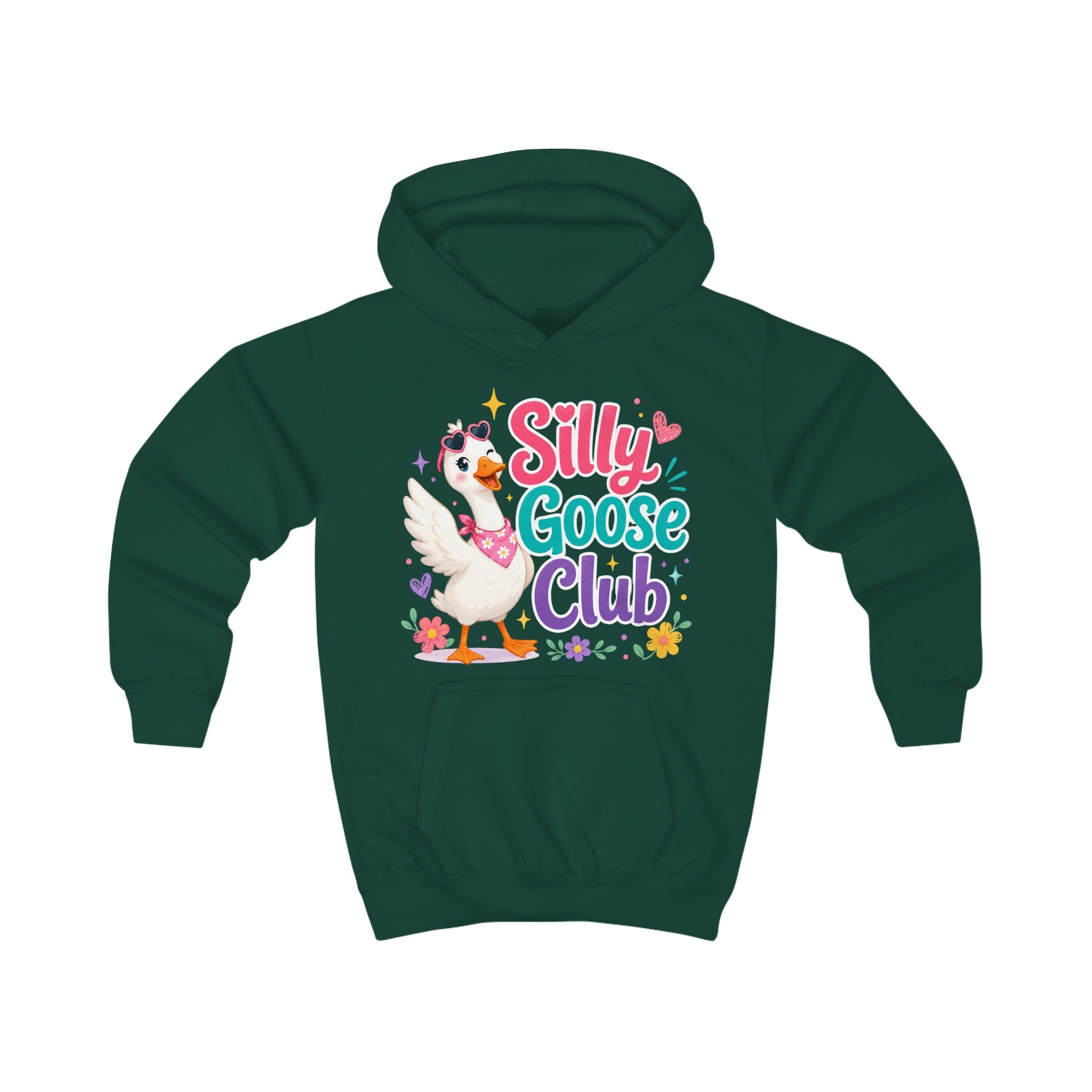 Kids Hoodie — Silly Goose Club Cute Goose Pullover for Toddlers & Kids
