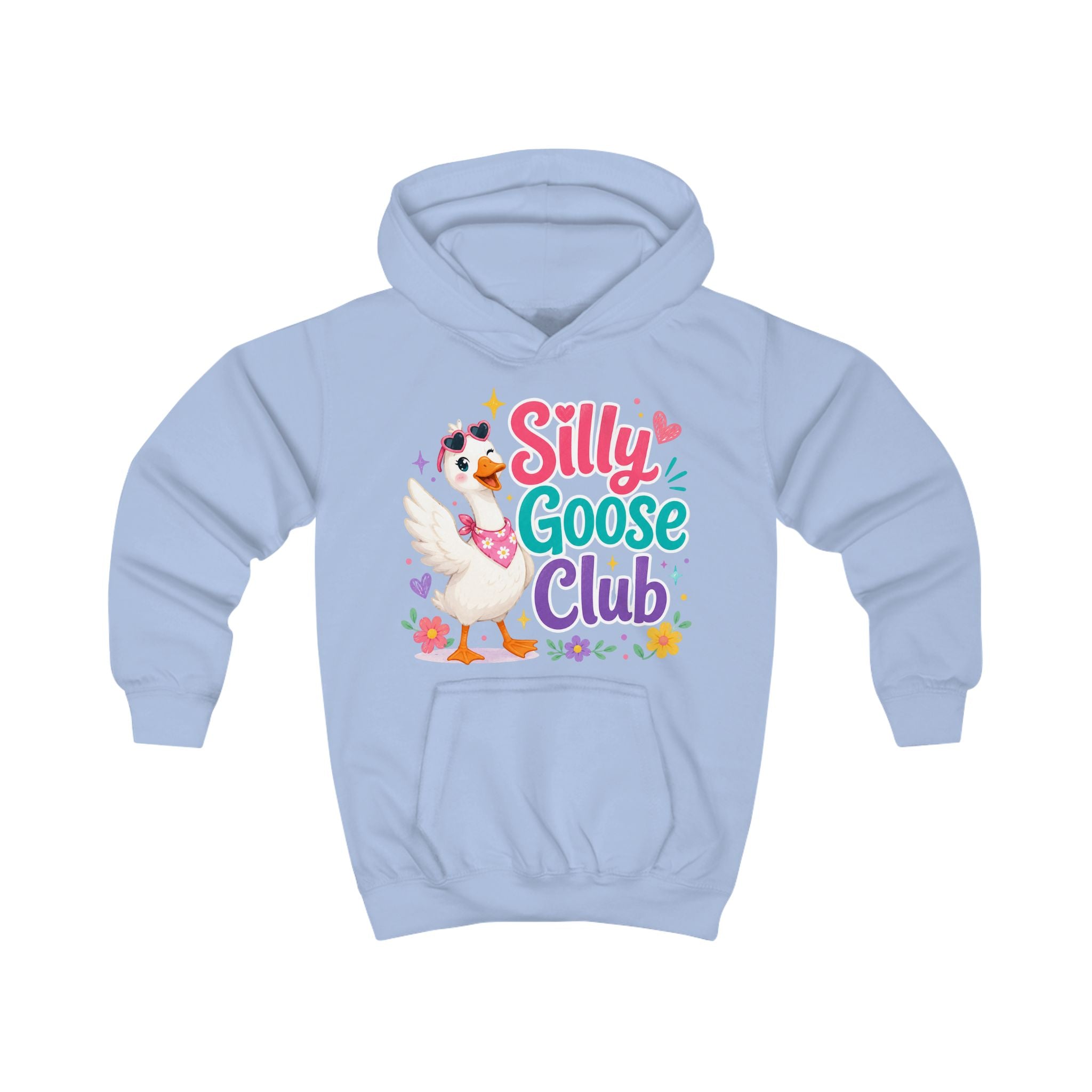 Kids Hoodie — Silly Goose Club Cute Goose Pullover for Toddlers & Kids