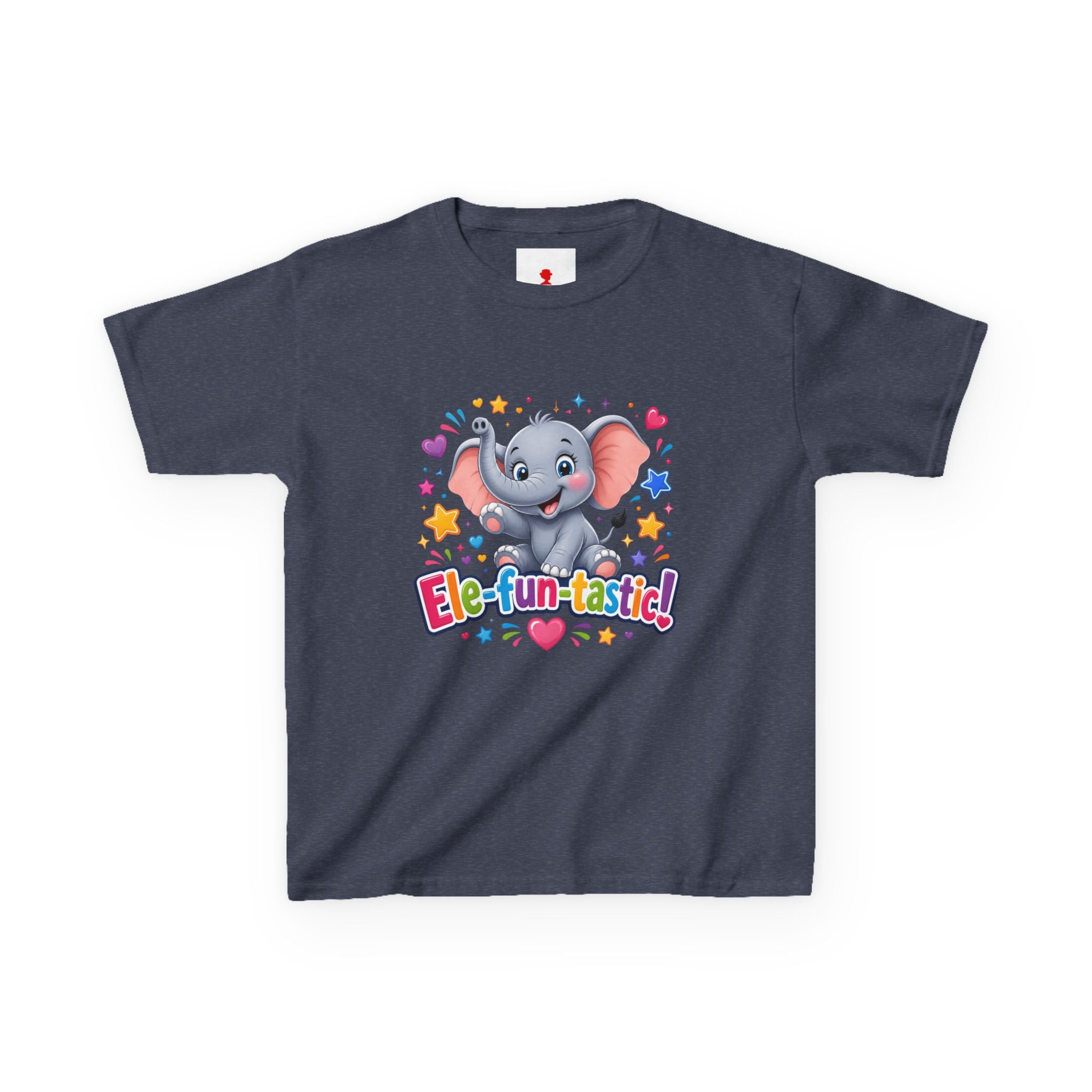 Kids T-Shirt — "Ele-fun-tastic!" Cute Elephant Graphic Tee for Toddlers, Birthday & Playtime