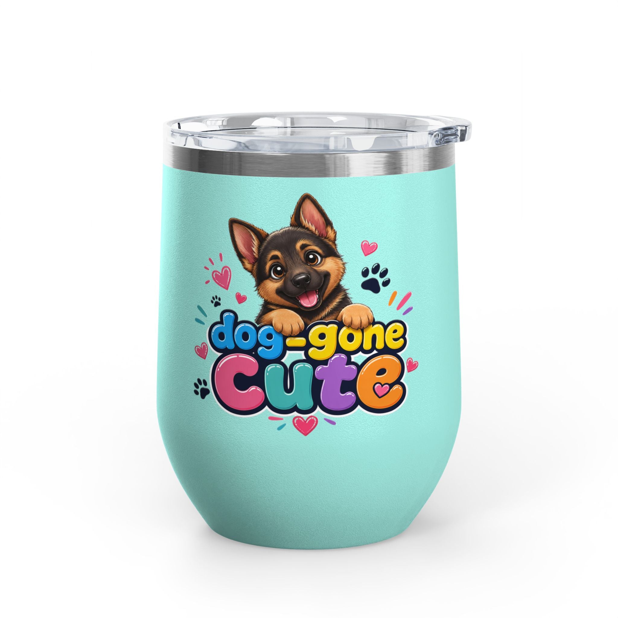 Dog-Gone Cute German Shepherd Tumbler (12oz)