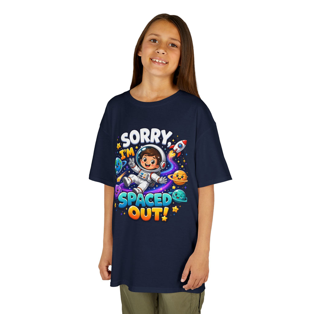 Spaced Out Kids T-Shirt — "Sorry I'm Spaced Out!" Cute Space Astronaut Tee