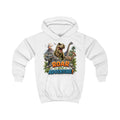 Kids Hoodie - "Roar Into Adventure" Dinosaur Hoodie for Boys & Girls, T‑Rex Graphic Pullover