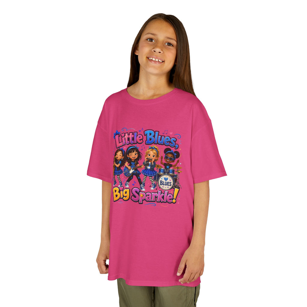Kids Tee — "Little Blues Big Sparkle" Band Graphic