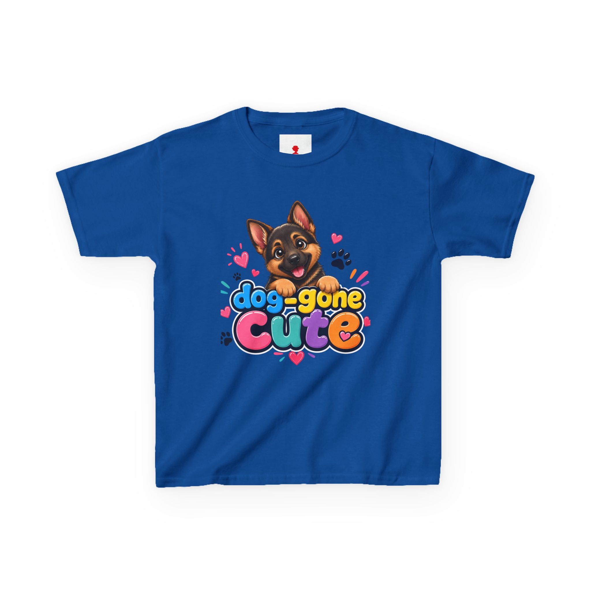 Kids T-Shirt — "Dog-Gone Cute" German Shepherd Puppy Tee