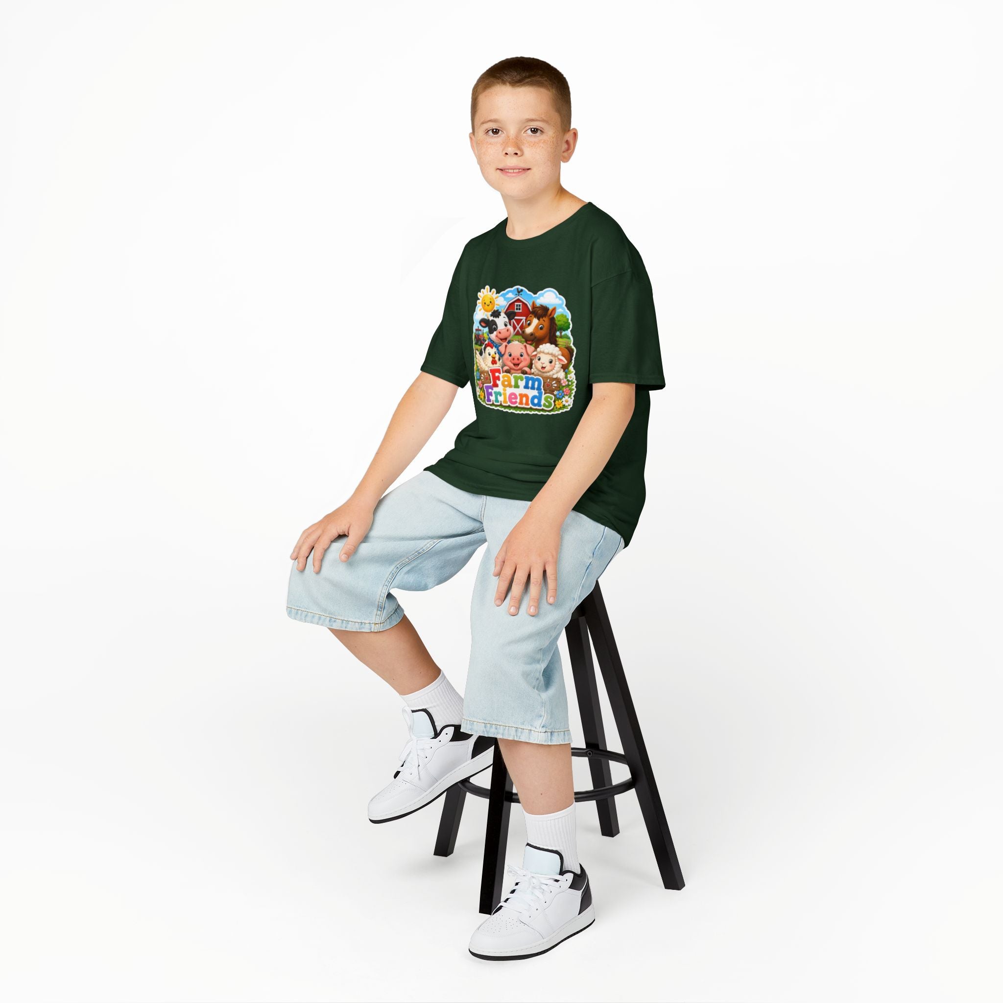 Kids Farm Friends T‑Shirt — Cute Barnyard Animals Graphic Tee