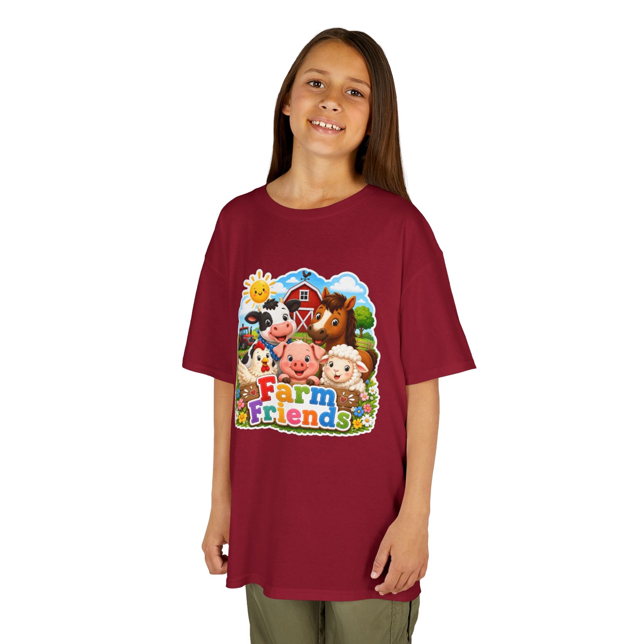Kids Farm Friends T‑Shirt — Cute Barnyard Animals Graphic Tee