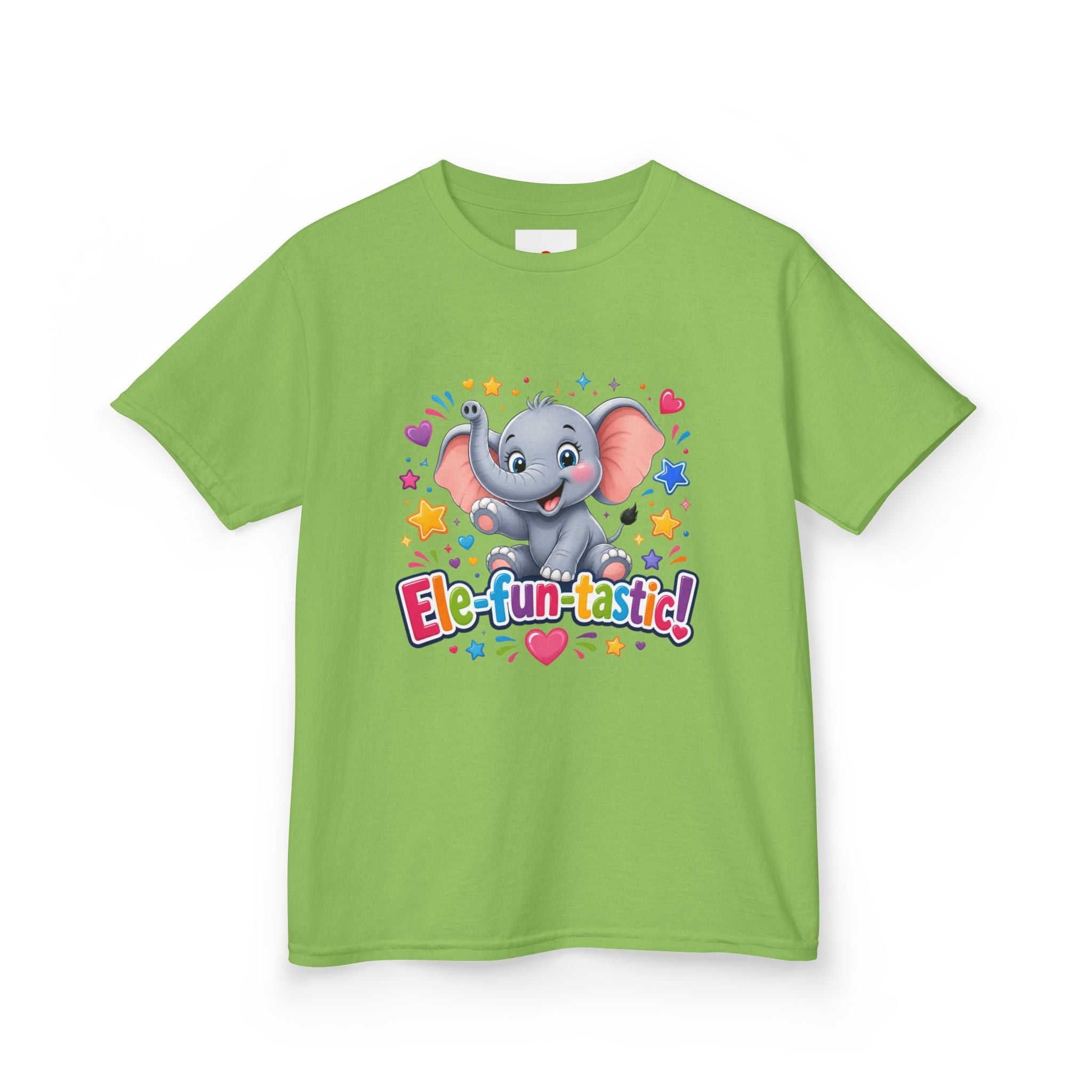 Kids T-Shirt — "Ele-fun-tastic!" Cute Elephant Graphic Tee for Toddlers, Birthday & Playtime