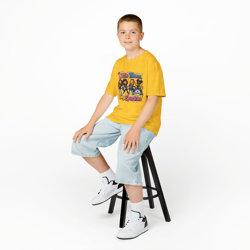 Kids Tee — "Little Blues Big Sparkle" Band Graphic